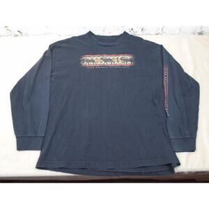 Vintage Rocky Mountain National Park Graphic T shirt Black Moose Hiking Size L